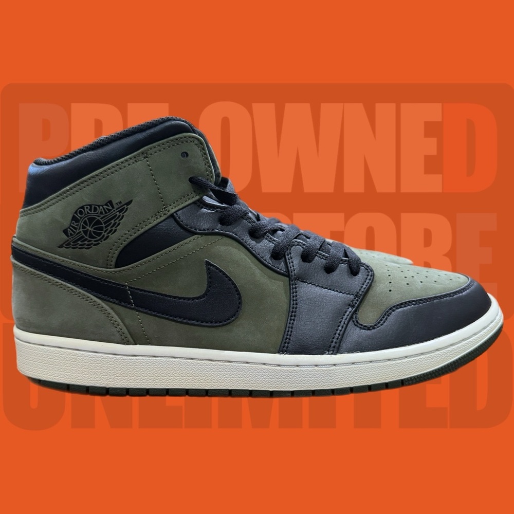 Jordan Retro 1 Mid ‘Olive Canvas’